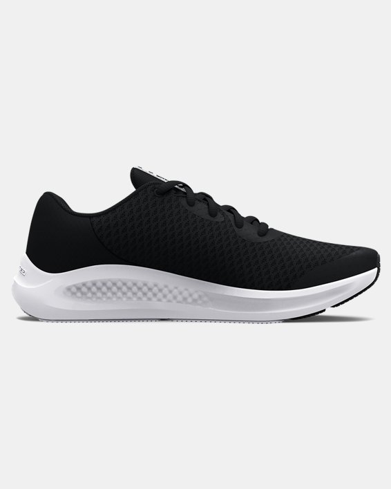 Boys' Grade School UA Charged Pursuit 3 Running Shoes in Black image number 6